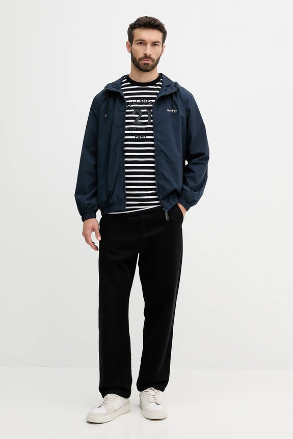 Pepe Jeans rövid kabát PM403166 sötétkék AW25