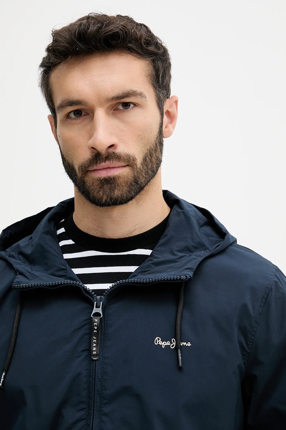 Pepe Jeans rövid kabát sötétkék PM403166