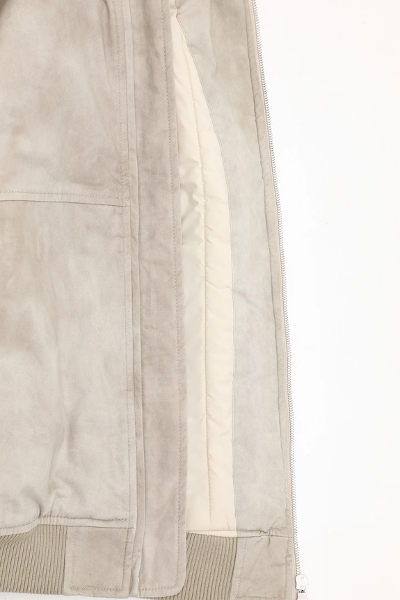 Represent giacca Hooded Bomber (Washed) MLM100127 beige