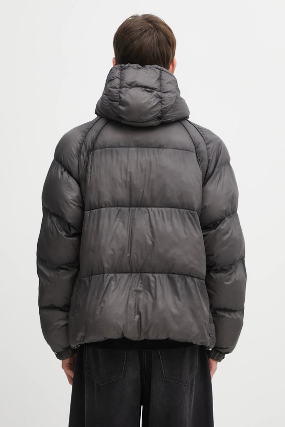 Odzież Represent kurtka Translucent Hooded Puffer MLM100120 czarny
