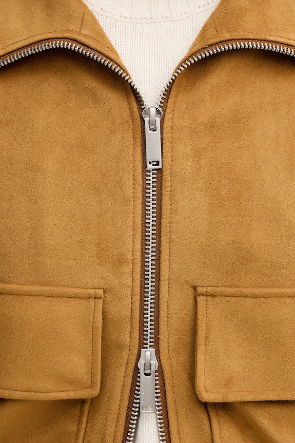 Sisley kurtka 2WFNSN042 żółty