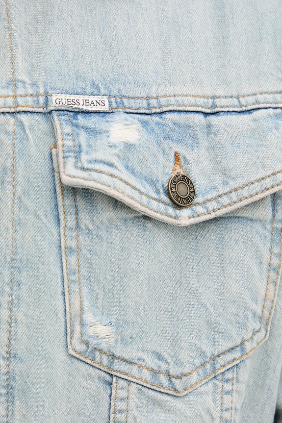 Τζιν μπουφάν Guess Jeans M5YN38.D5M5A μπλε