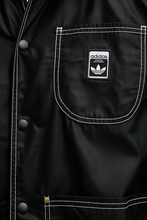 adidas Originals rövid kabát Graphic Reg Jkt JW0174 fekete