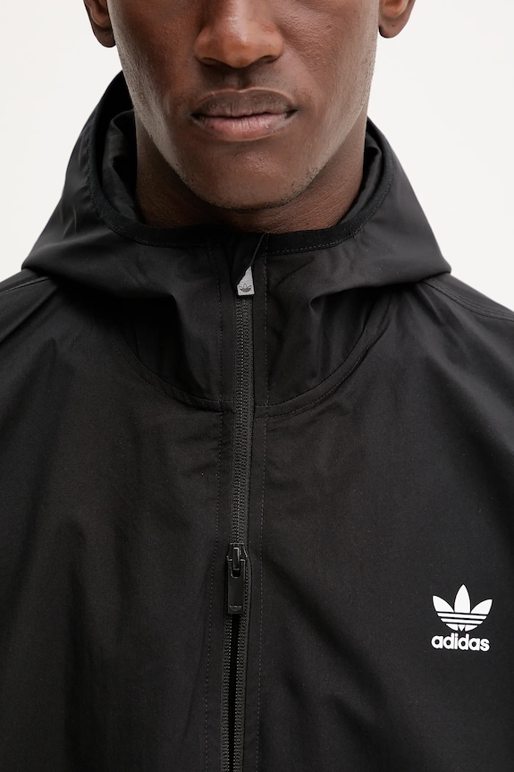 Μπουφάν adidas Originals Essentials JW1055 μαύρο