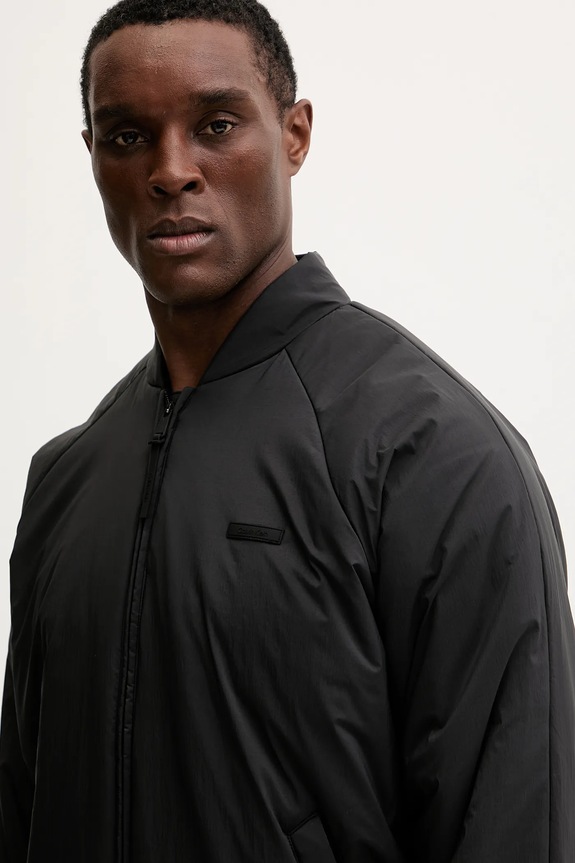Μπουφάν bomber Calvin Klein Performance μαύρο LVGMF5O502