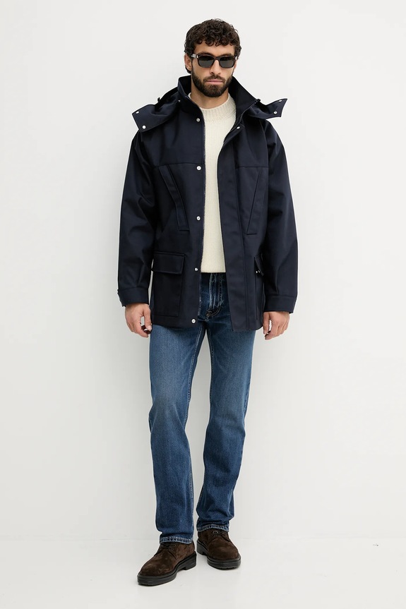 Bally kurtka MOU0B0 granatowy AW25