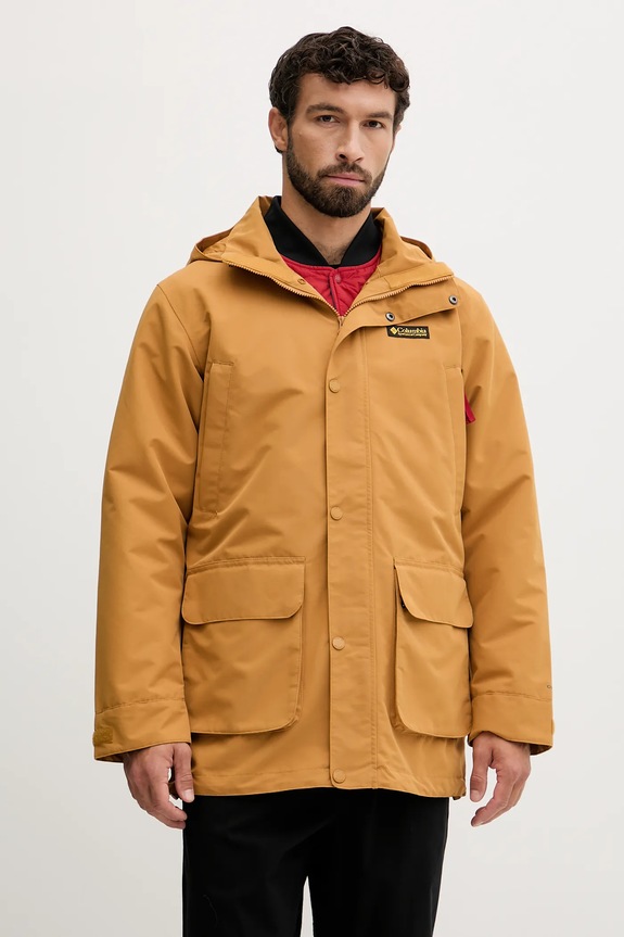 Columbia rövid kabát High Cascades Interchang enyhén szigetelt sárga 2141471