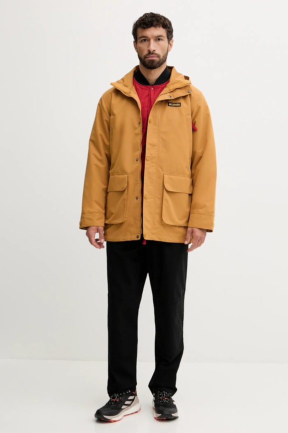 Columbia rövid kabát High Cascades Interchang sárga 2141471