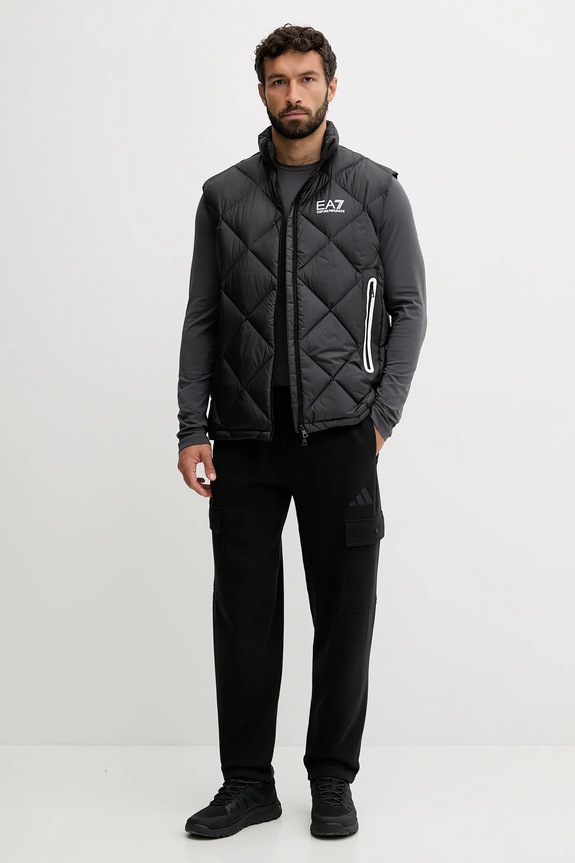 Пуховая безрукавка EA7 Emporio Armani AF15923.7M001002 чёрный AW25