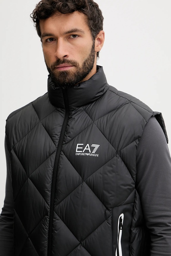Пуховая безрукавка EA7 Emporio Armani чёрный AF15923.7M001002