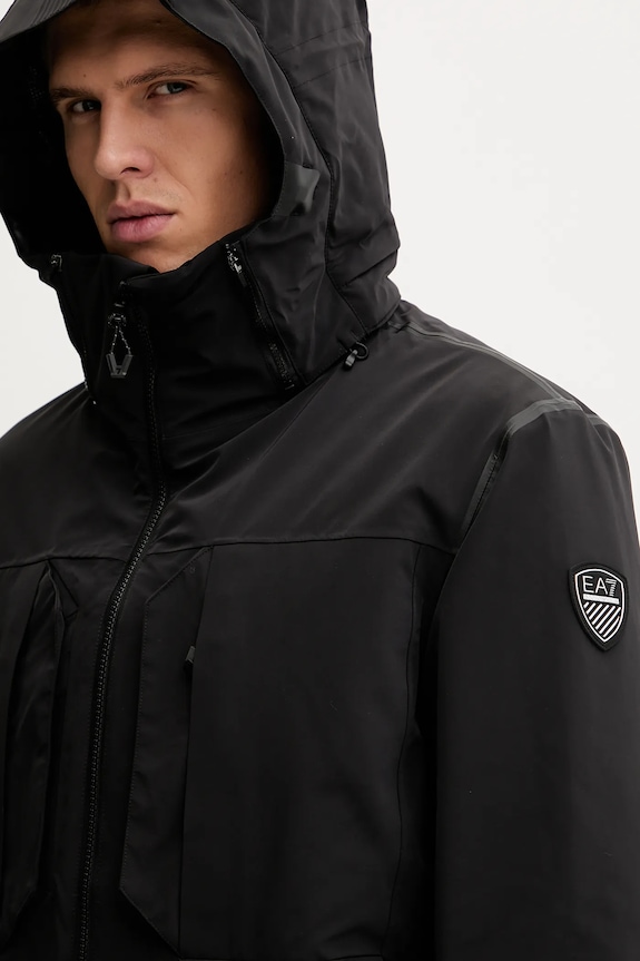 EA7 Emporio Armani kurtka narciarska czarny AF13887.7M000450