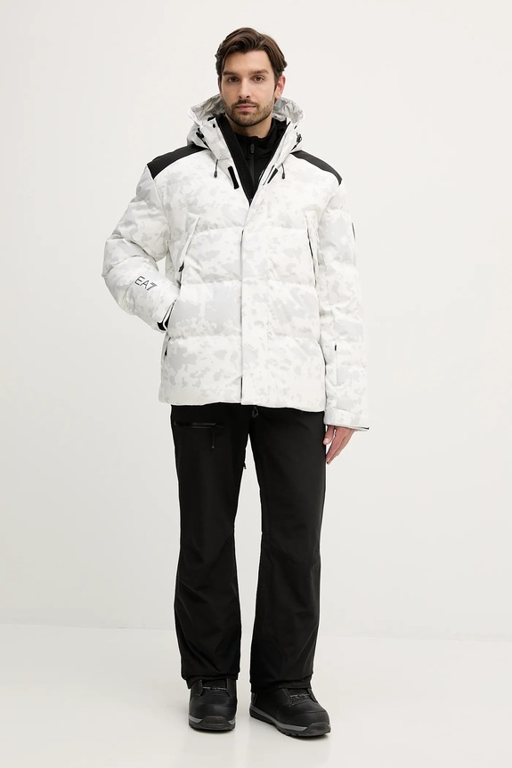 EA7 Emporio Armani kurtka narciarska puchowa AF15918.7M000452 biały AW25