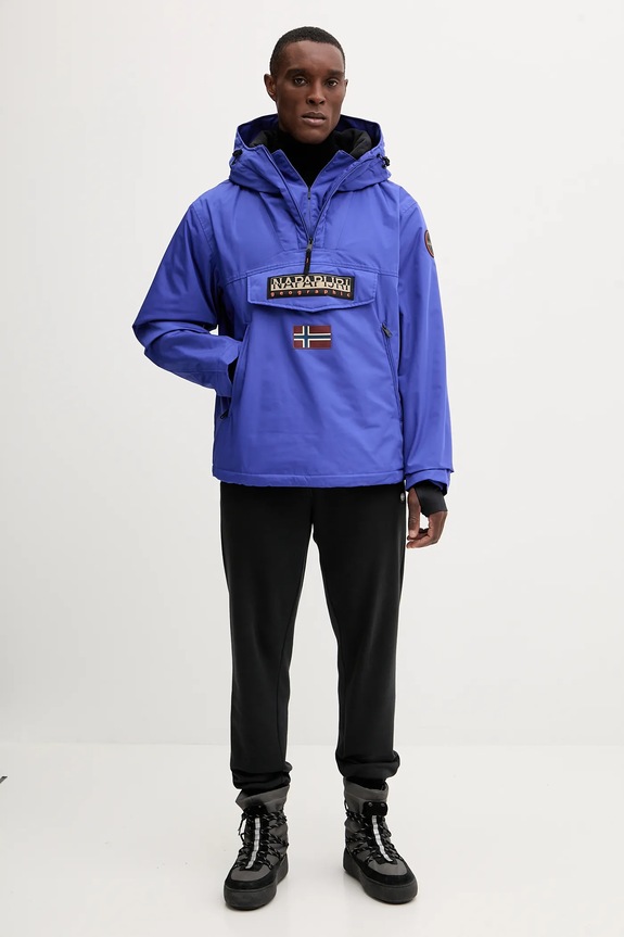 Napapijri giacca Rainforest Next NP0A4IB9B3B1 blu AW25