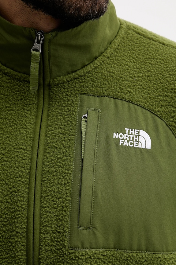 The North Face bluză NF0A8FKPGZ21 verde
