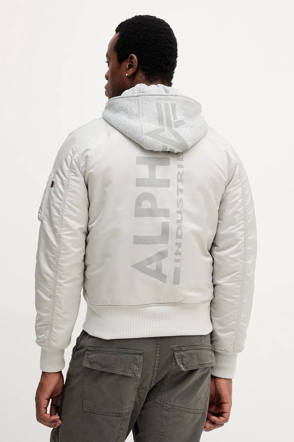 Îmbrăcăminte Alpha Industries geacă bomber 128113.666 gri