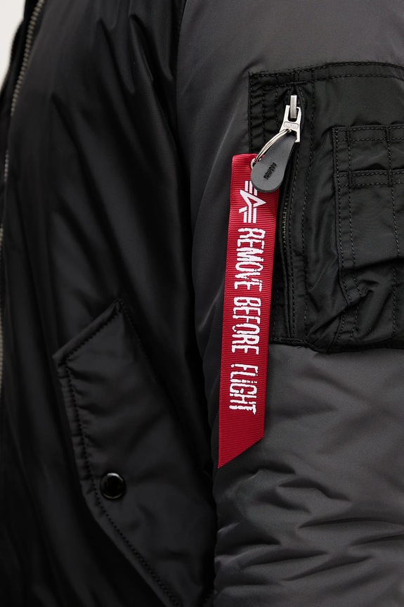 Μπουφάν bomber Alpha Industries 258120.03 μαύρο