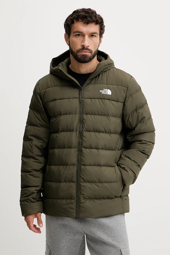 Jakna The North Face Aconcagua 3 s kapuljačom zelena NF0A84I121L1