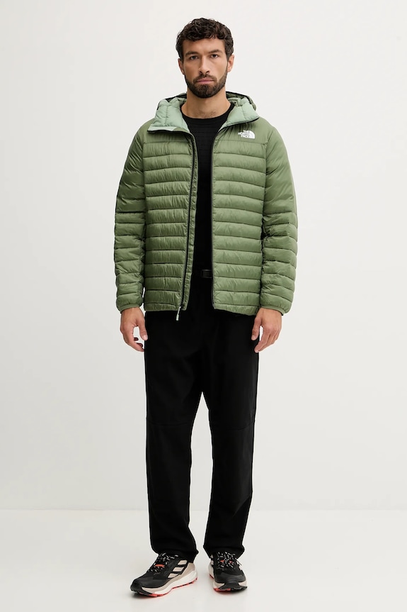 The North Face geacă OUTDOOR NF0A88TVBO91 verde AW25