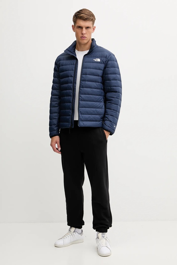 Páperová bunda The North Face Classic Down NF0A8D1U8K21 tmavomodrá AW25