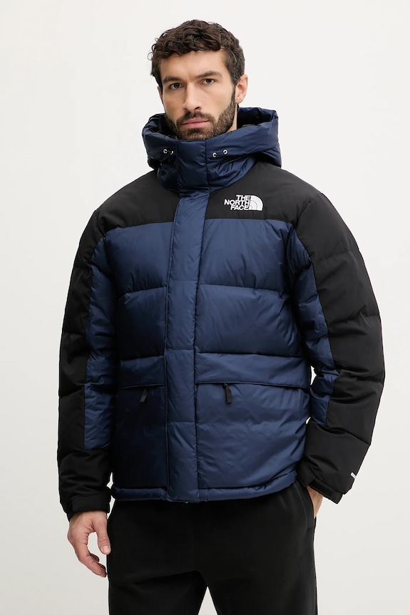 Μπουφάν με επένδυση από πούπουλα The North Face HMLYN Down άλλο σκούρο μπλε NF0A4QYX92A1