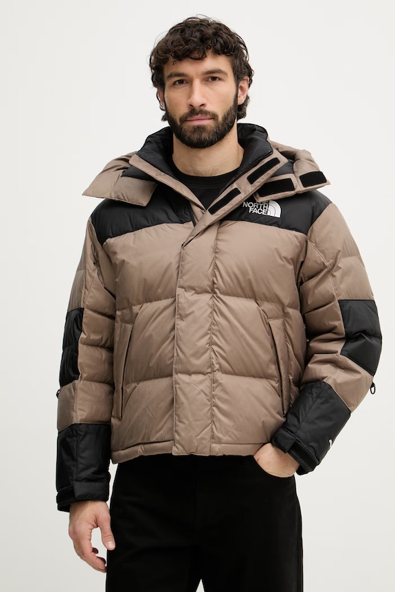 The North Face kurtka puchowa męska pozostałe brązowy NF0A832GDHL1