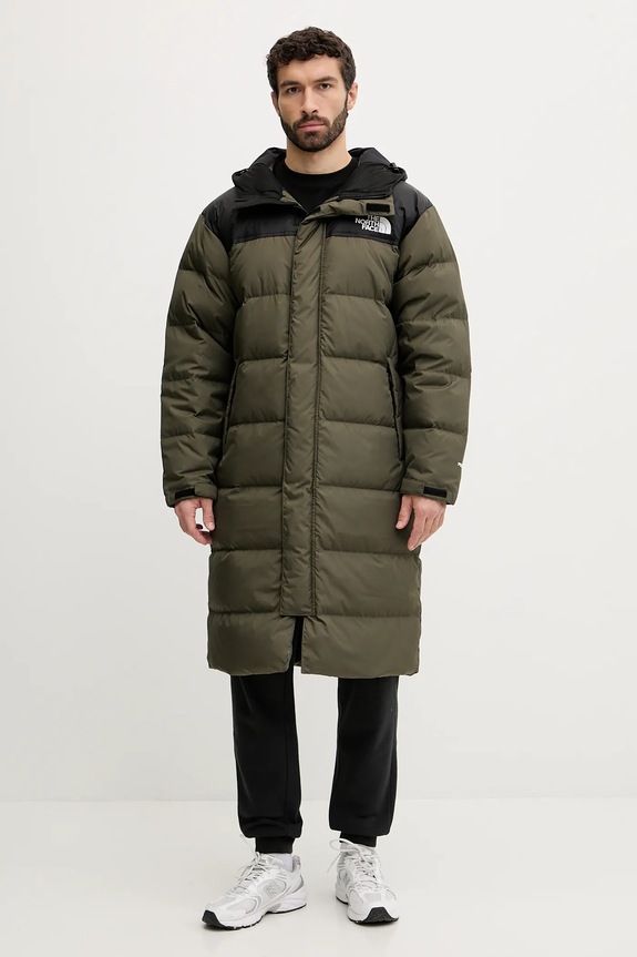 The North Face geacă de puf Nuptse cu captuseala verde NF0A832JBQW1