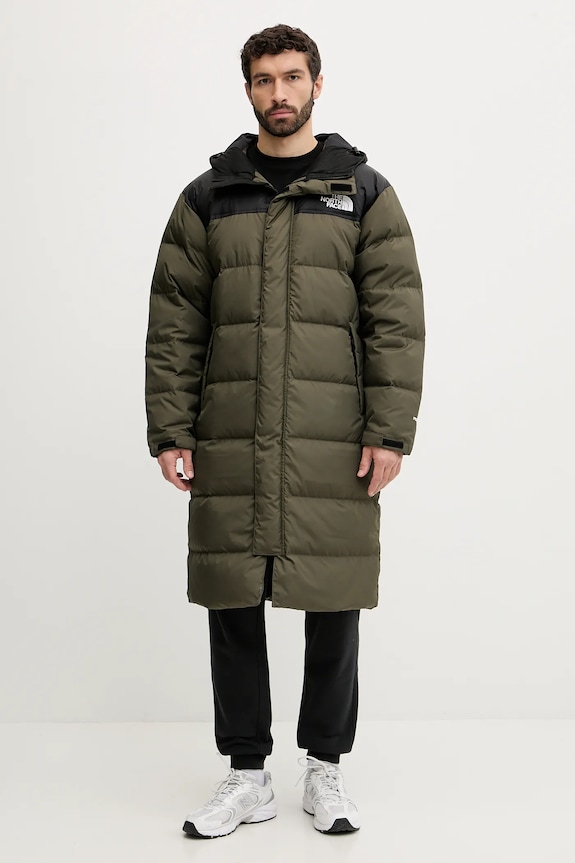 The North Face geacă de puf Nuptse cu captuseala verde NF0A832JBQW1