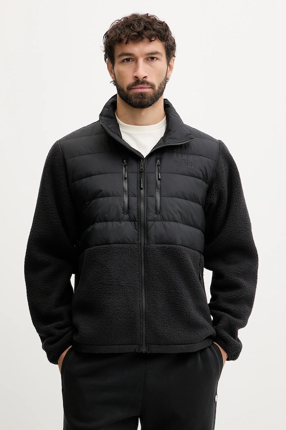 Páperová bunda The North Face Denali Tek prechodné čierna NF0A8D0UJK31