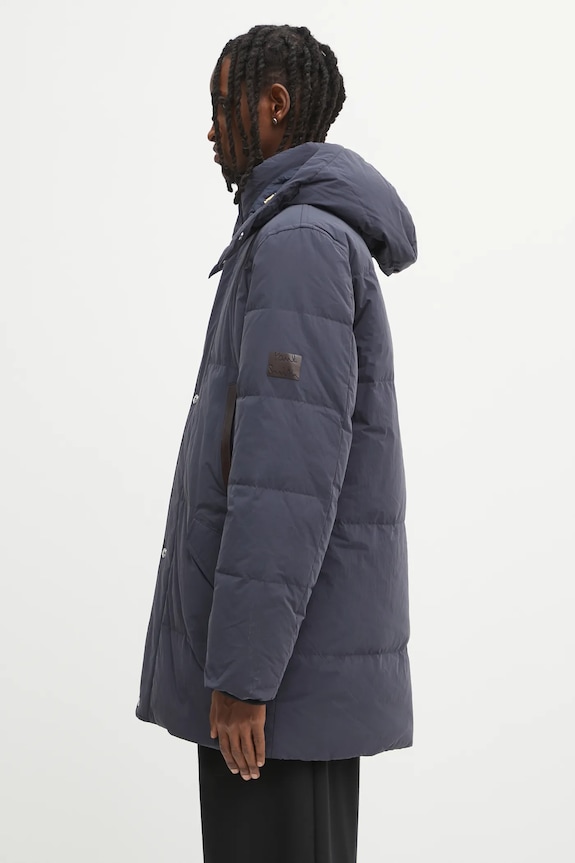 Пухено яке Paul Smith M1R.652Z.T02806 тъмносин AW25