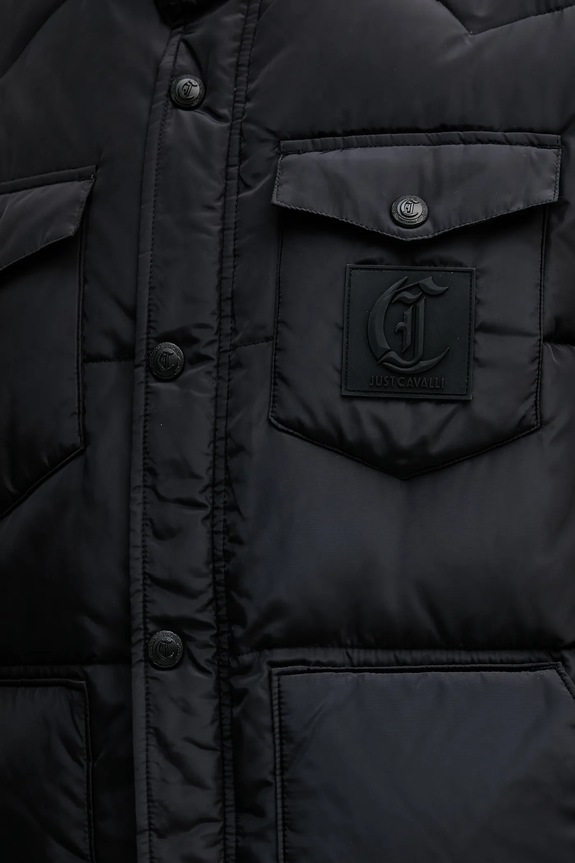 Just Cavalli geacă 79OAS407.CQUD4 negru