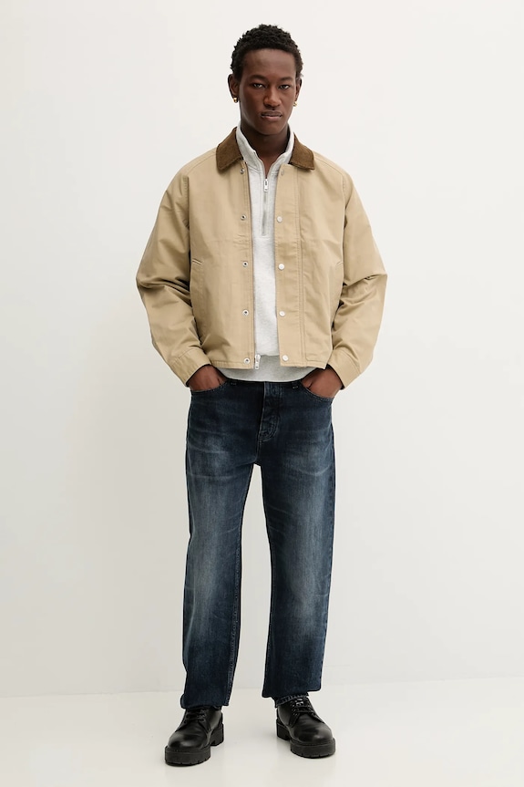 Abercrombie & Fitch geacă KI132.5097.400 bej AW25