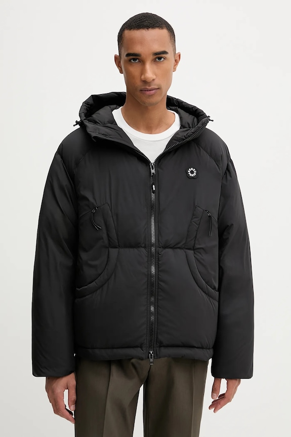 Пуховая куртка Kenzo с утеплением чёрный FF65OU1449NK