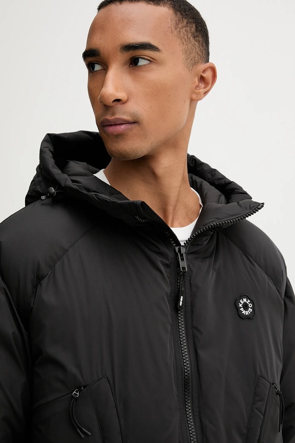 Пуховая куртка Kenzo чёрный FF65OU1449NK