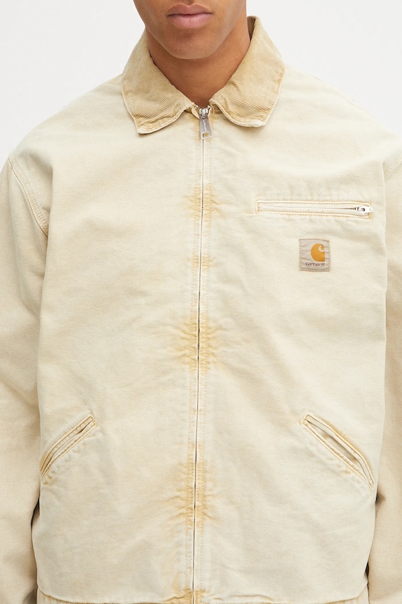 Carhartt WIP cotton jacket OG Detroit beige I035555.0ME5F