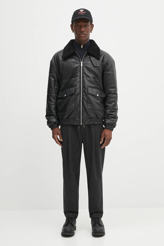Drôle de Monsieur leather jacket Le Blouson Cuir PERM.CT109.LH001