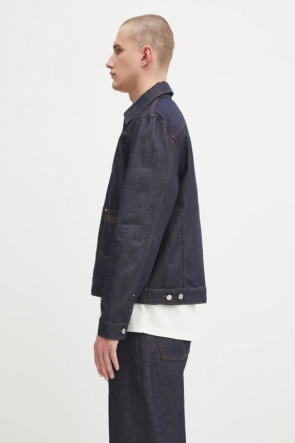 Drôle de Monsieur geacă jeans La Veste Denim Brut H.JT172.CO211 bleumarin AW25