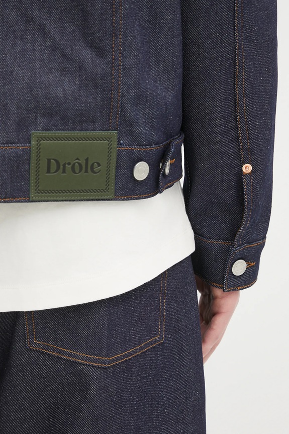 Drôle de Monsieur geacă jeans La Veste Denim Brut H.JT172.CO211 bleumarin