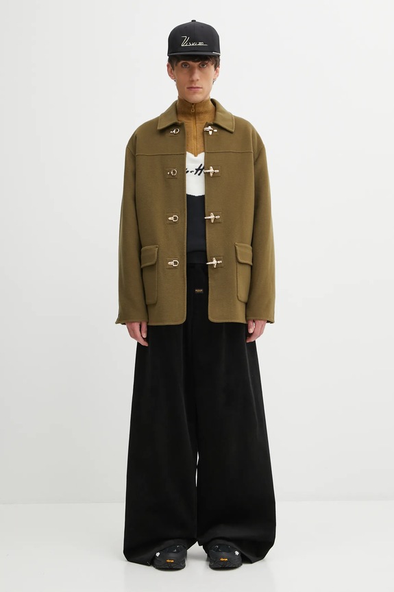 Пальто з додаванням вовни Drôle de Monsieur La Veste Caban I.JT248.WO042