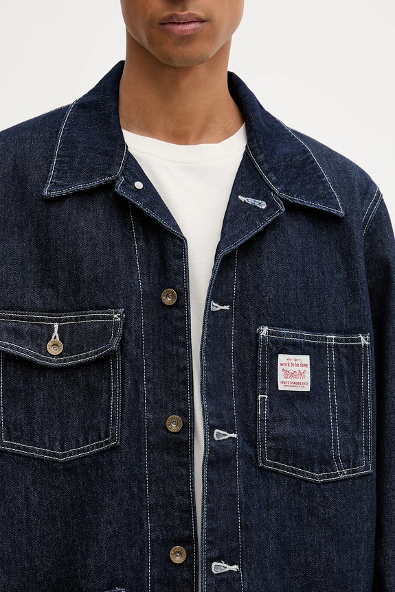 Levi's kurtka jeansowa 003B0 granatowy