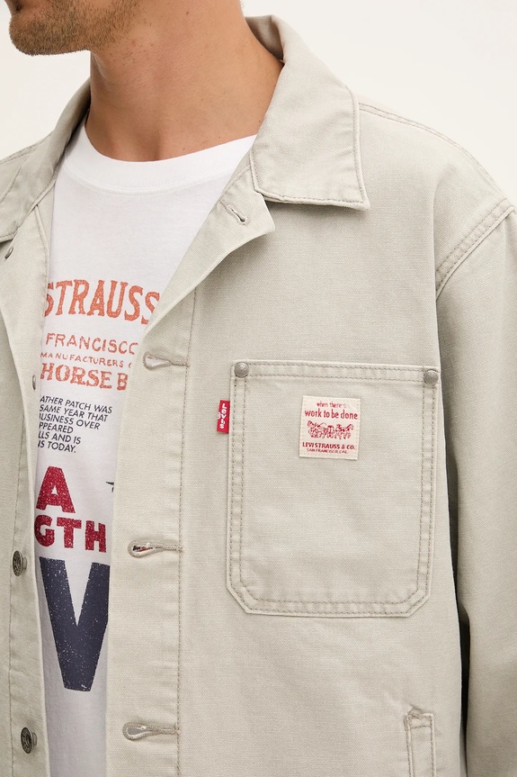 Levi's kurtka jeansowa A4820.0021 szary