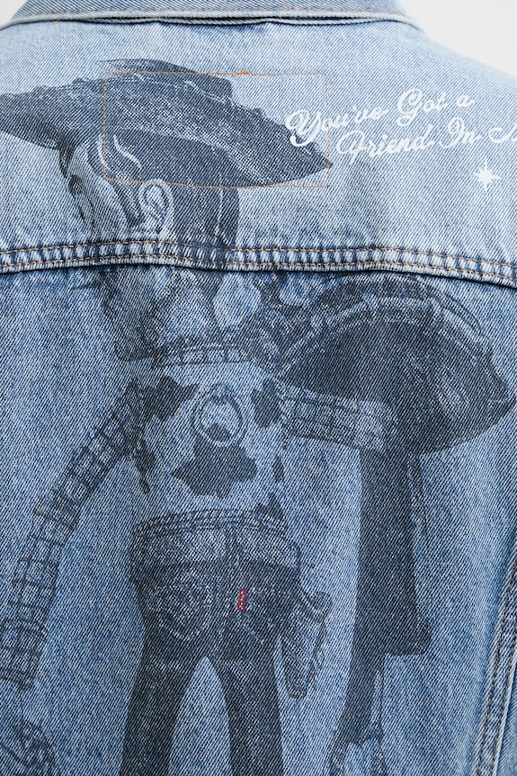 Levi's kurtka jeansowa x Toy Story 0034J niebieski