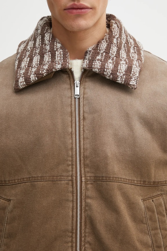 Axel Arigato denim jacket Axis A3157002 brown