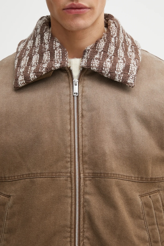 Axel Arigato denim jacket Axis A3157002 brown