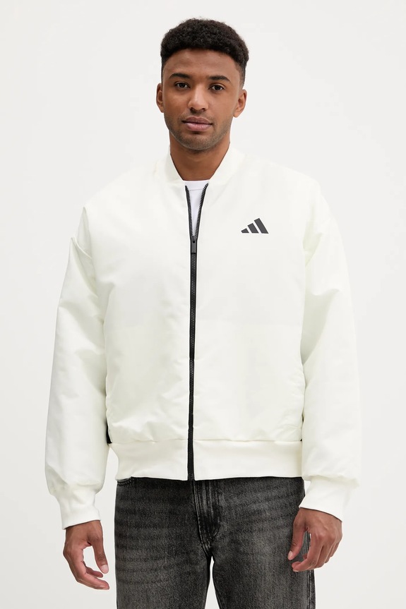 Bomber bunda adidas Stadium s podšívkou béžová JX5638