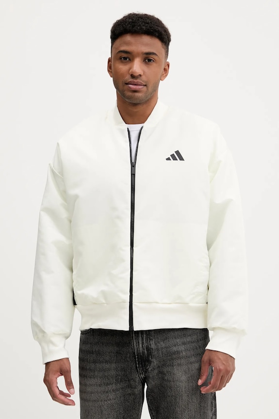 Bomber bunda adidas Stadium s podšívkou béžová JX5638