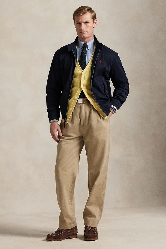 Odzież Polo Ralph Lauren kurtka 710923261 granatowy