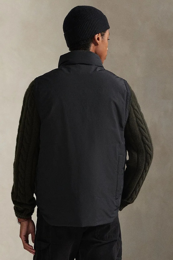 Пуховая безрукавка Polo Ralph Lauren 710968140 чёрный AW25