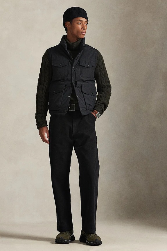 Одежда Пуховая безрукавка Polo Ralph Lauren 710968140 чёрный