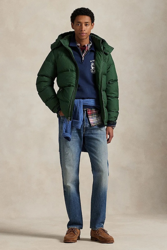 Îmbrăcăminte Polo Ralph Lauren geacă de puf 710968278 verde