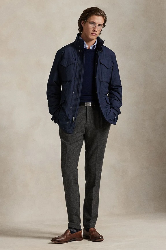 Îmbrăcăminte Polo Ralph Lauren geacă 710971204 bleumarin